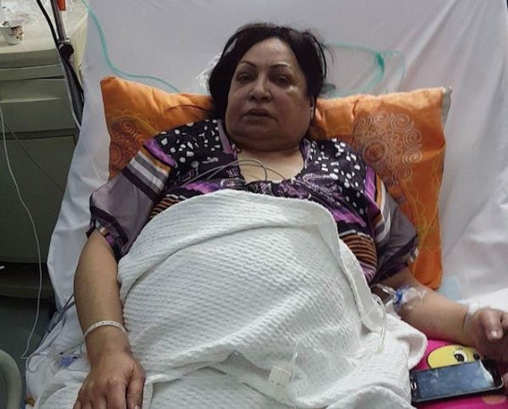 الفنانة العراقية أمل عباس لا تستطيع المشي منذ 8 شهور